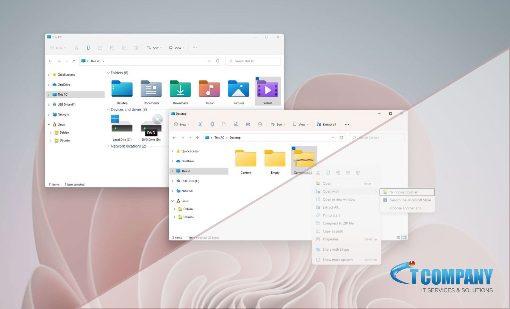 Microsoft is trying out ads for its products in the Windows 11 File Explorer